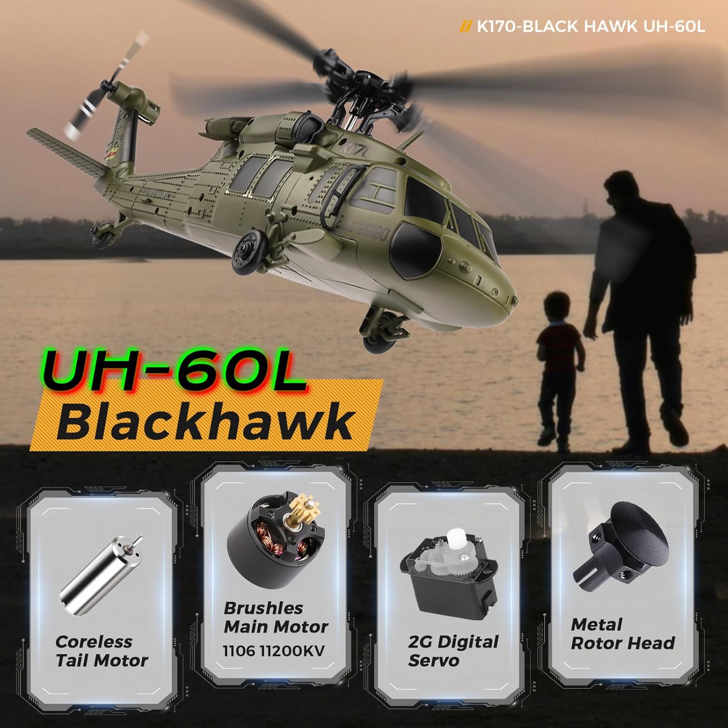 WLtoys K170 Brushless 4-CH RC  - Rc Helicopter Large review and price